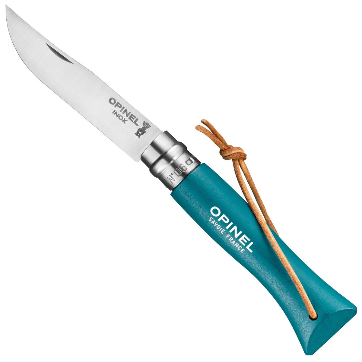 Opinel No.06 Colorama Stainless Steel Folding Knife with Lanyard
