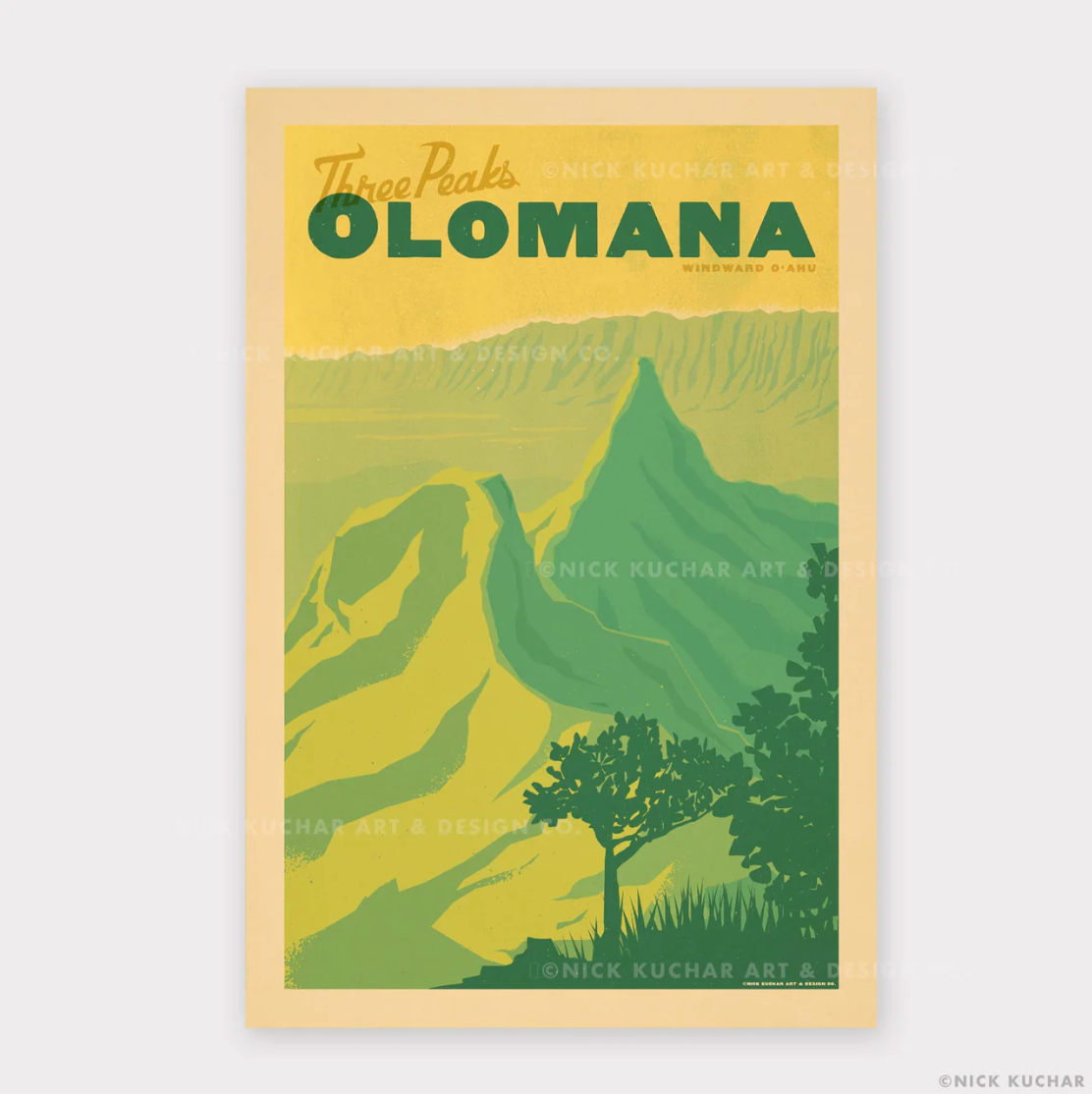 Nick Kuchar - Hawaii Travel Prints
