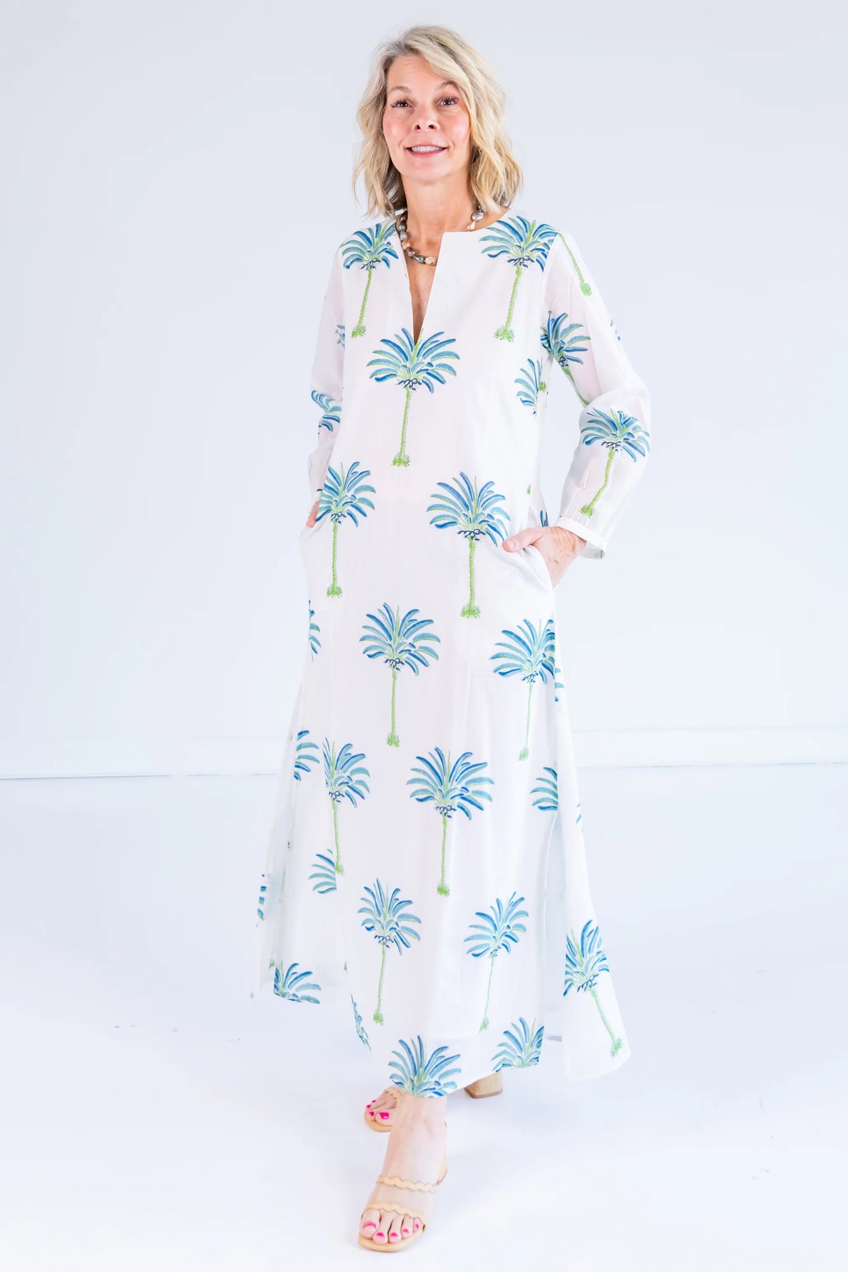 Lilbelle Rafters Long Sleeve Maxi Dress