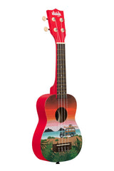 Kala Ukadelic Series Graphic Top Soprano Ukulele